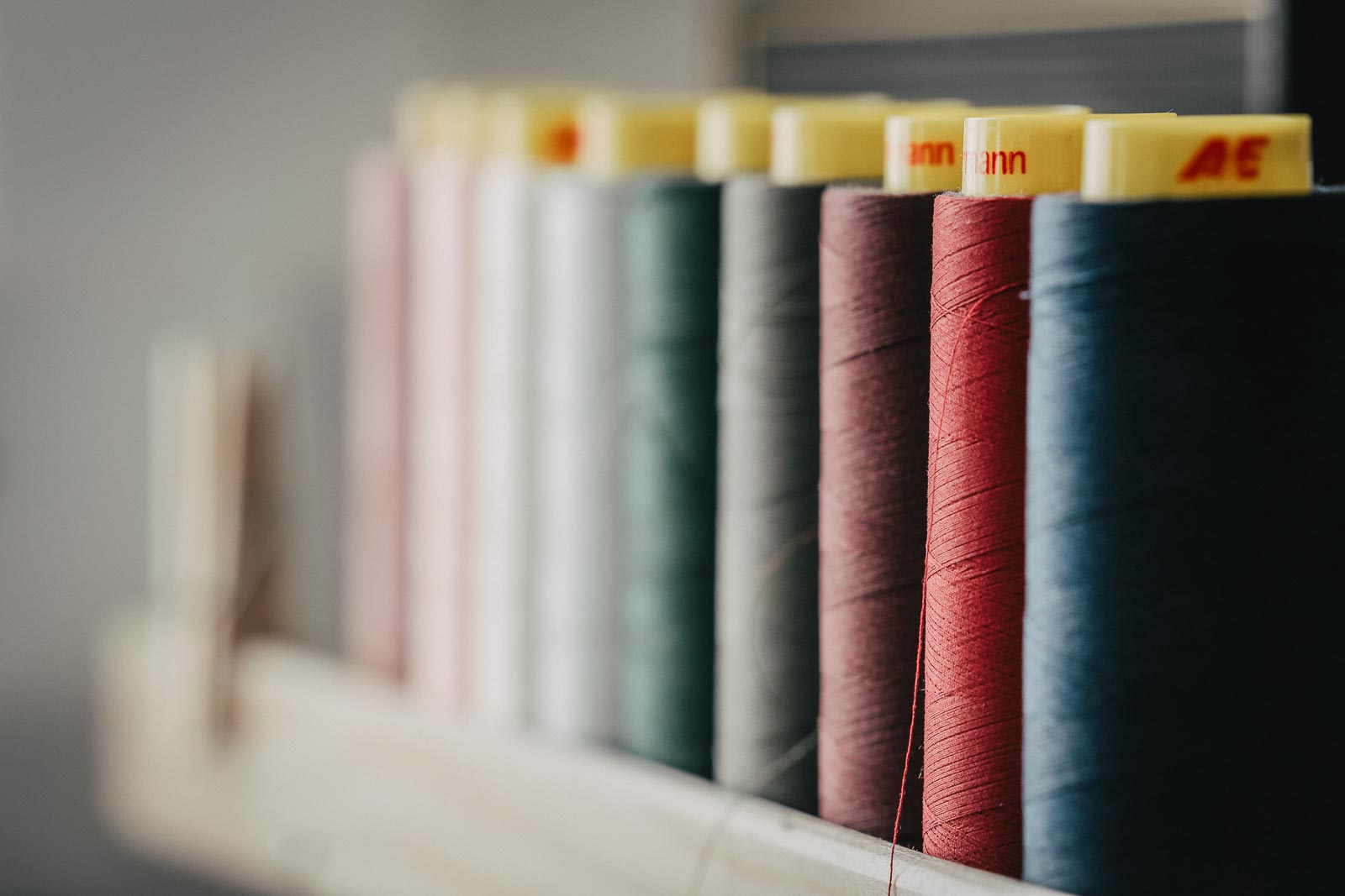 unsere Produkte nähen wir mit hochwertigen Fäden von Gütermann