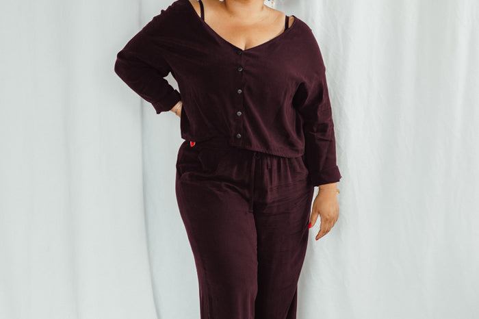 Produktfoto Coco in der Farbe Aubergine