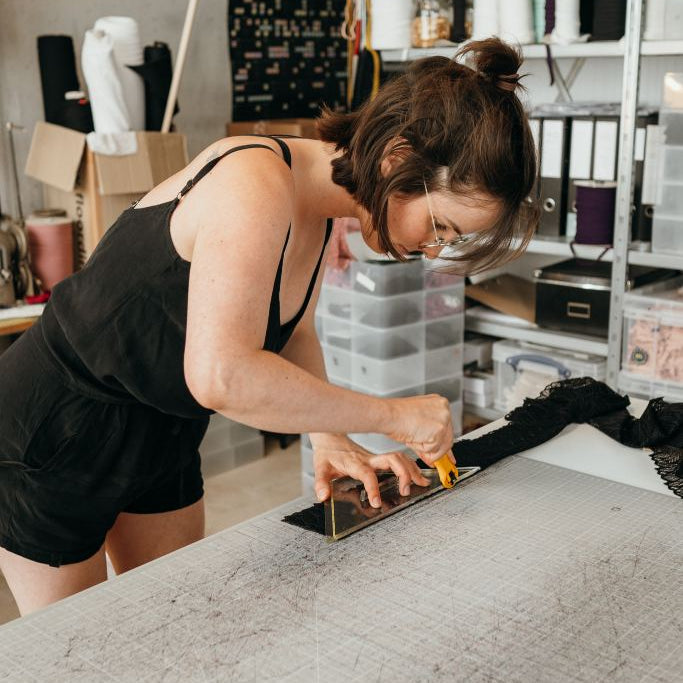 Zippora Marti cuts a Bralette .