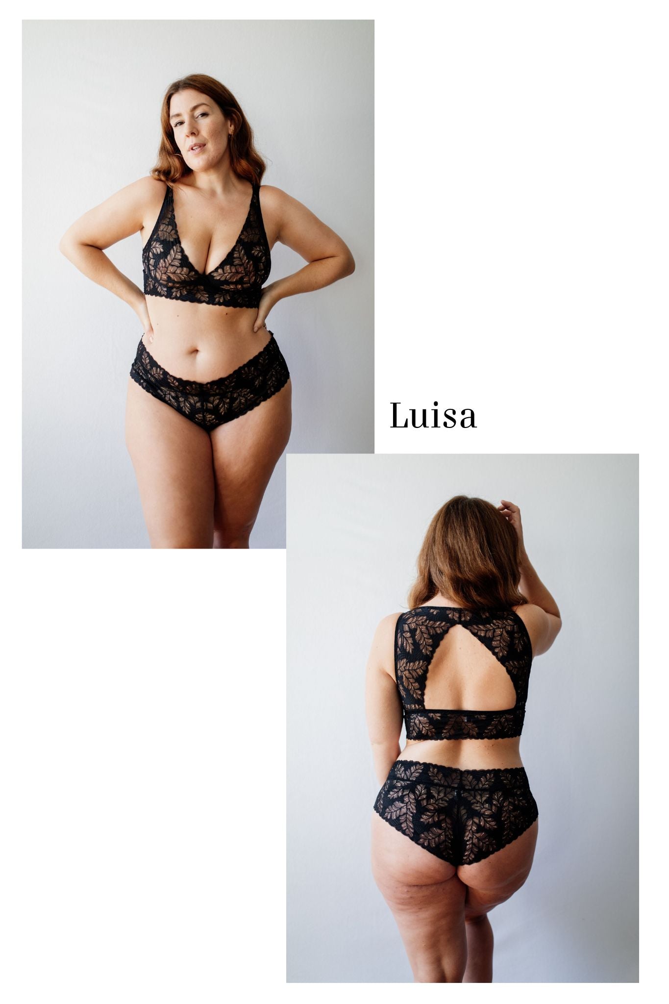 Ansichten des Bralette „Luisa“ als Inspiration für dein selbst entworfenes Bralette bei thoughts of september
