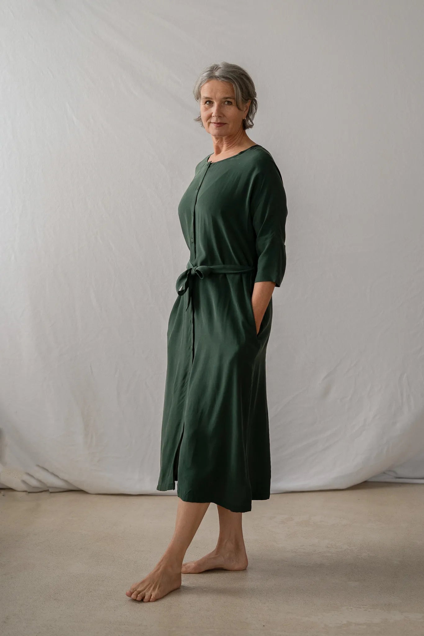 Morgenmantel Kim von thoughts o september in Forest Green