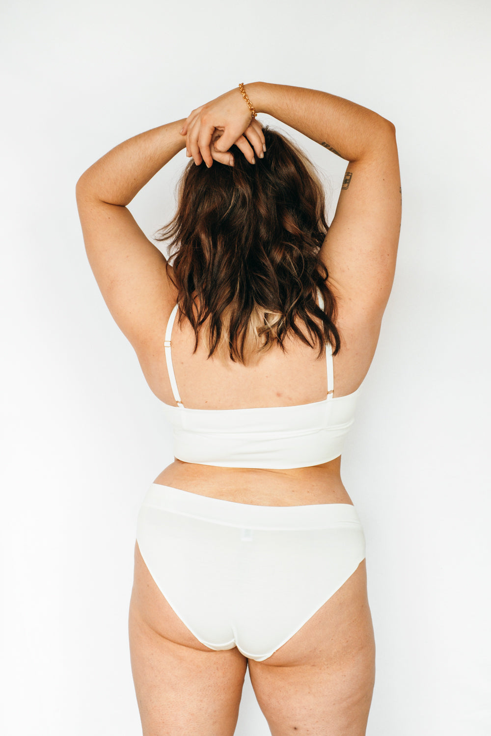 Woman wearing sustainable TENCEL™ underwear